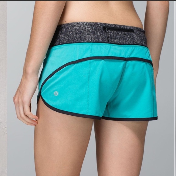 Lululemon Run: Speed Short *4-way Stretch Blue Tropics size 8 - Picture 9 of 10